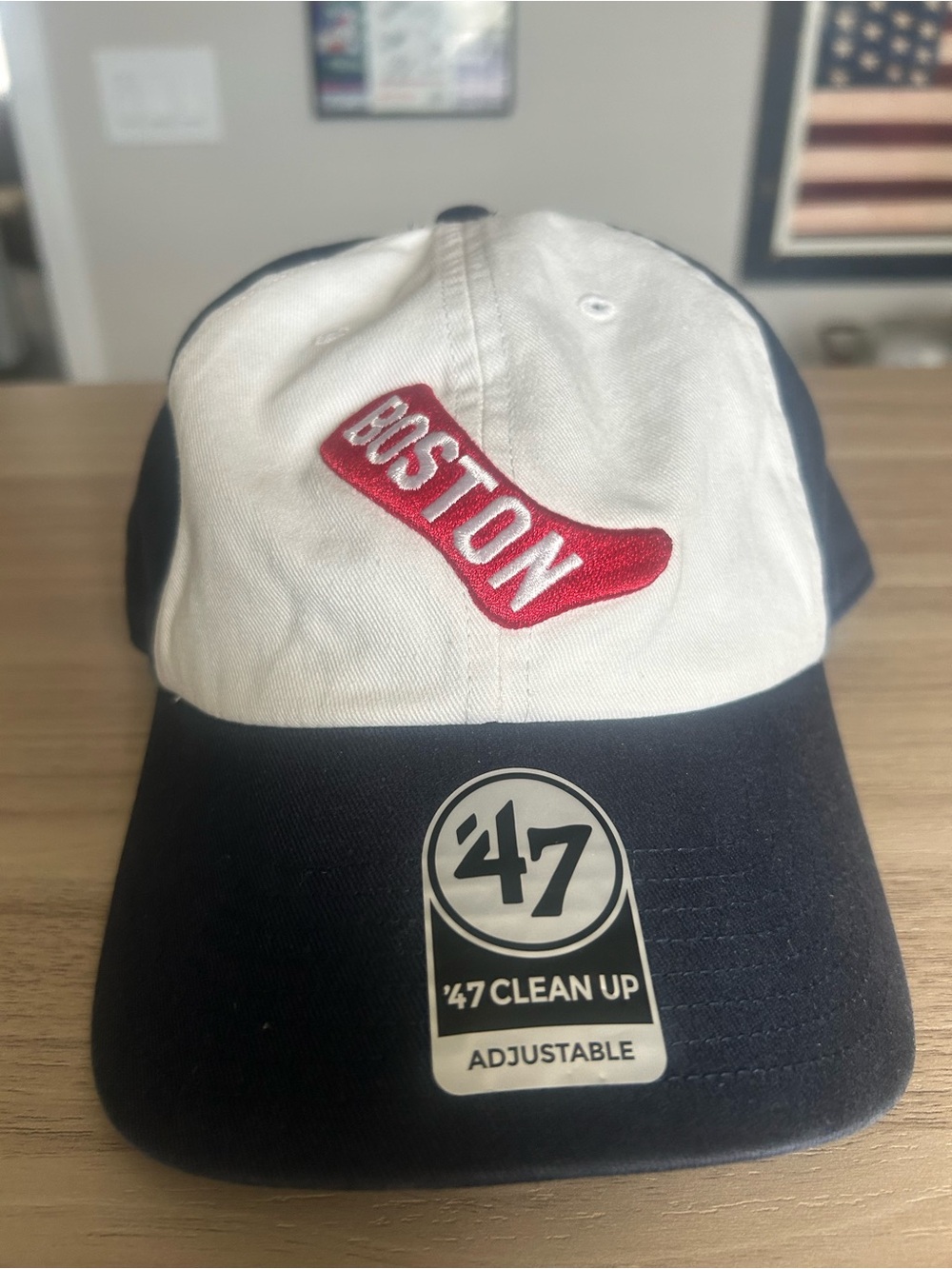 '47 Brand Boston Red Sox Hat NWT Cooperstown Collection Clean Up Navy Cap